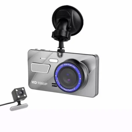 Dashcam 1080p avec vision nocturne et caméra de recul sécurisée