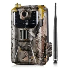 Caméra de chasse 4G étanche : vision nocturne et envoi de SMS/MMS
