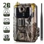 Caméra de Chasse 2G Infrarouge Waterproof 1080p avec Détecteur de Mouvement