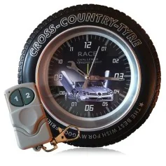 Réveil Roue Cross Caméra Espion 4Go Télécommandé