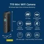 Mini Caméra Espion Wifi Full HD 1080P Infrarouge Détecteur de Mouvement