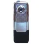 Mini caméra espion métal argent ultra-compacte avec détection de mouvement