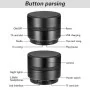 Haut-parleur Espion WiFi 4K - Caméra Cachée Bluetooth avec Alertes de Mouvement