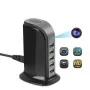 HUB USB 5 ports avec caméra 1080P et détecteur de mouvement