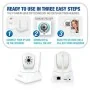 Caméra IP 720p vision nocturne, détecteur mouvement, WiFi, iOS & Android