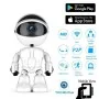 Robot intelligent avec caméra de surveillance WiFi 1080P