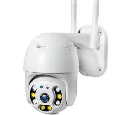 Caméra de surveillance rotative IP Wifi 1080P avec vision nocturne