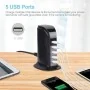 HUB USB caméra espion 1080P HD, détection mouvement, 5 ports